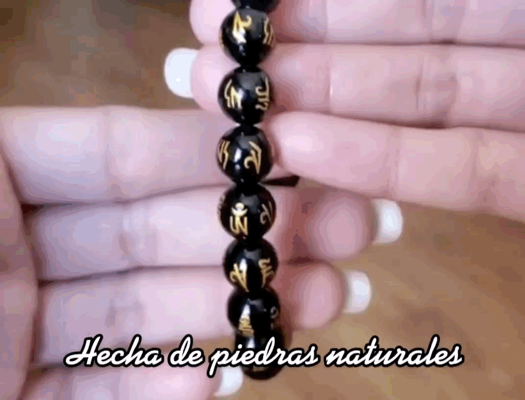 Pulsera Feng Shui  Obsidiana